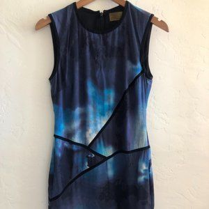 Nicole Miller silk bodycon mini dress